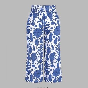 Cider boho animal and tropical wide leg pants. Size 20/4x